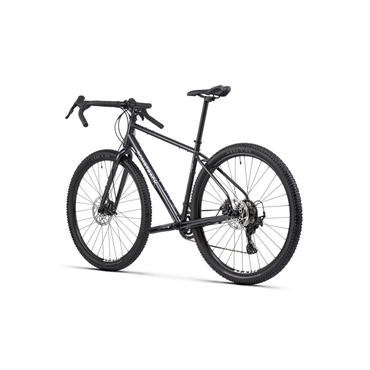 Bombtrack Beyond 1 — Metallic Black — rear three-quarter view