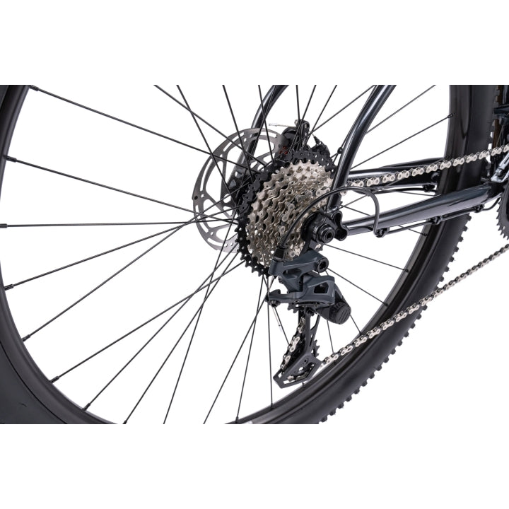 Bombtrack Beyond 1 — Metallic Black — rear derailleur and cassette