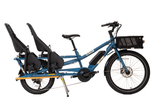 Yuba Spicy Curry Bosch CLS-E-Cargobikes-Yuba-White-Family A - 2x Yepp Easyfit Seats + Bread Basket + Sideboards-Bicycle Junction