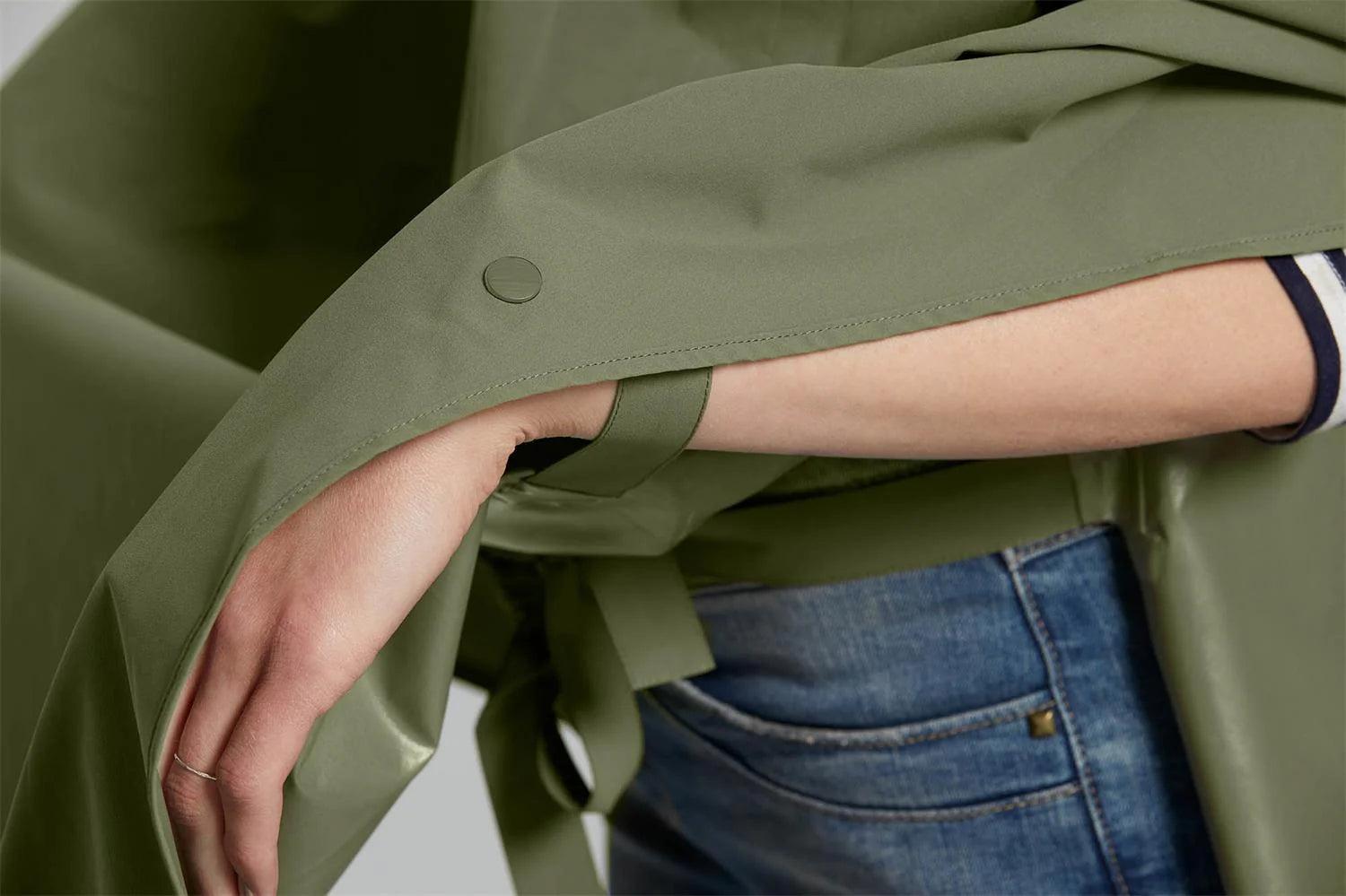 Basil - Unisex Hoga Rain Poncho-Basil-Bicycle Junction