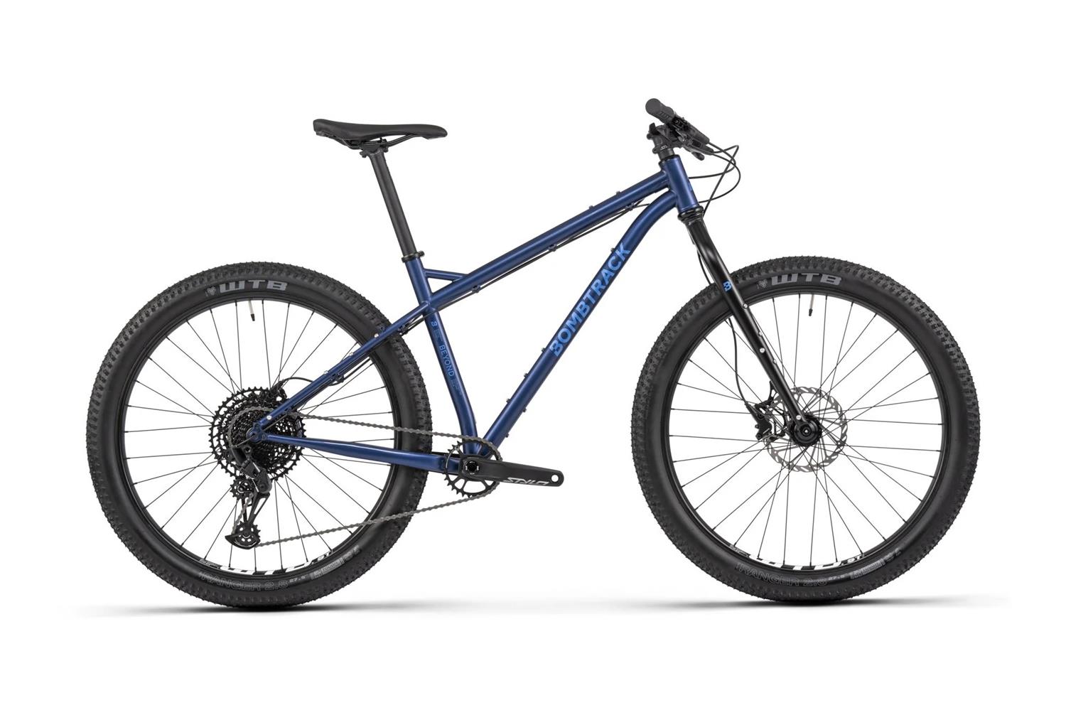 Bombtrack Beyond+ — Matt Blue side view