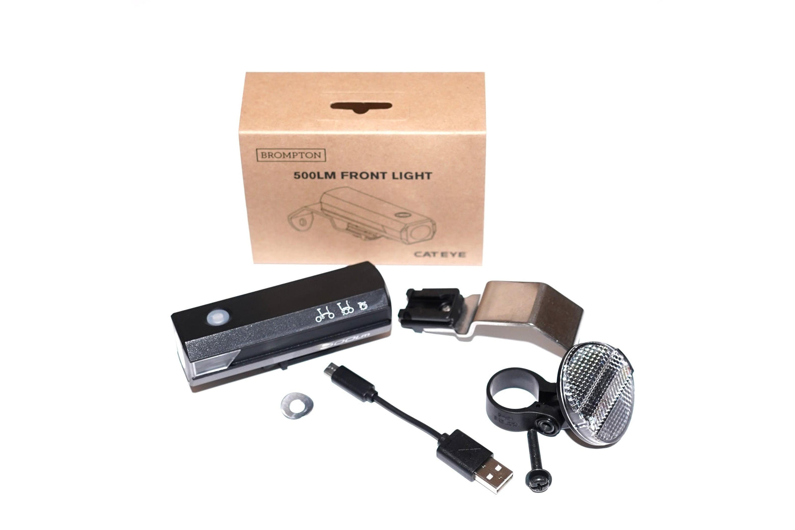 Brompton 500 Lumin Front Light-Brompton-Bicycle Junction