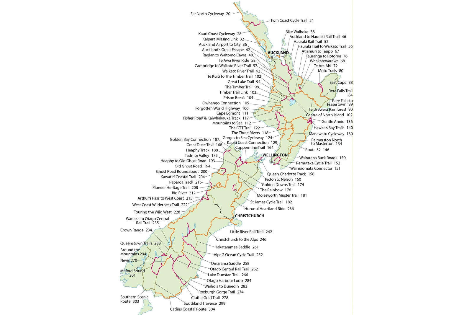 Book - Classic New Zealand Cycle Trails-Kennett Brothers-Bicycle Junction