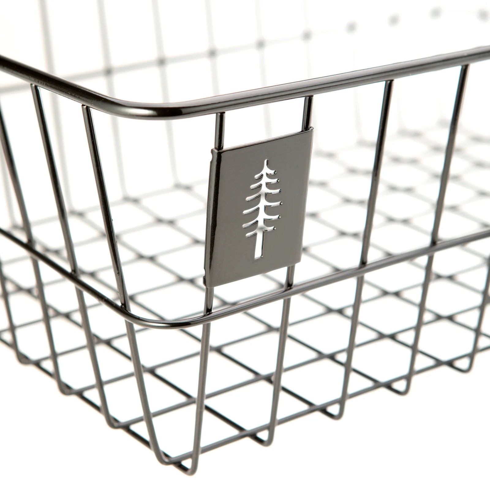 PDW Timber to Town ZigZag Basket Large Black