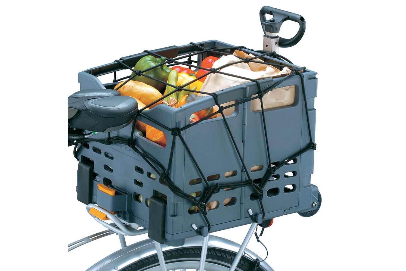 Topeak basket cargo netfor front/rear basket & trollytote-Topeak-Bicycle Junction