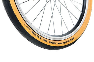 Brompton Schwalbe One Tanwall Tire-Brompton Accessories-Brompton-Bicycle Junction