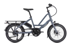 Tern Quick Haul D8-E-Cargobikes-Tern-Gloss Blue Grey-Bicycle Junction