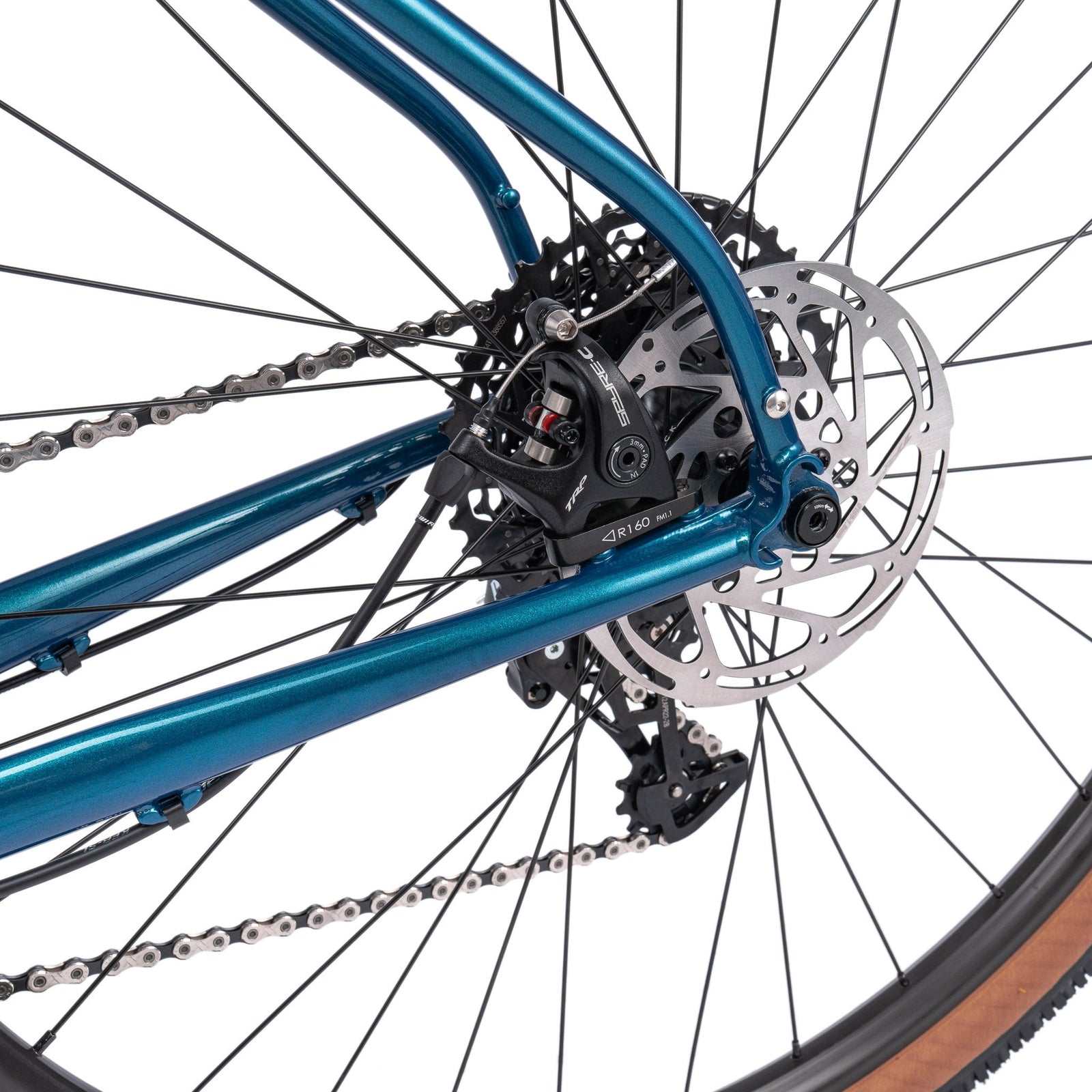 Bombtrack Beyond SUS — Metallic Teal — rear brake