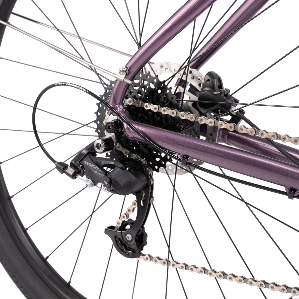 Bombtrack Munroe Loop — Metallic Purple — rear derailleur
