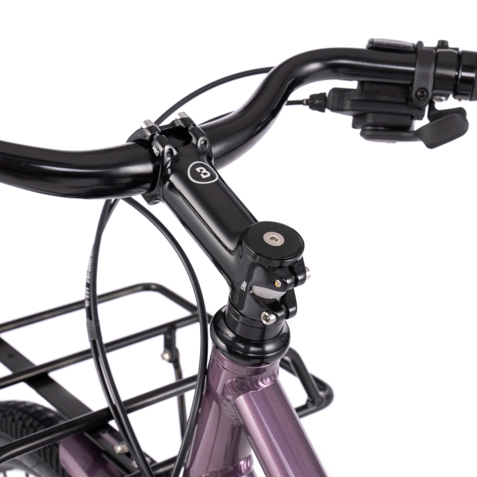 Bombtrack Munroe Loop — Metallic Purple — handlebar and grips