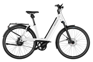 Riese & Müller Nevo-E-Trekking-Riese & Müller-White 56cm Nyon 45kph (Enviolo Gearing) 625Wh-Bicycle Junction