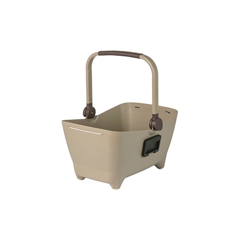 Basil Buddy Front Bicycle Basket for Dogs – Blue, 32L (with KF Handlebar Holder)