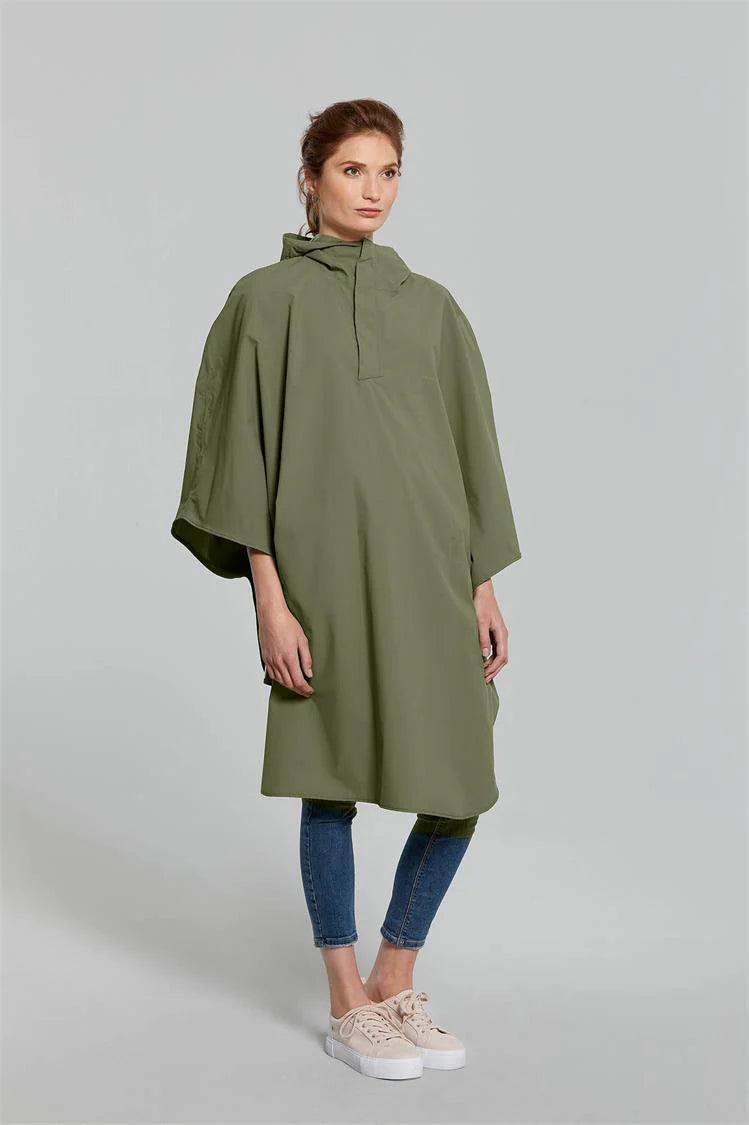 Basil - Unisex Hoga Rain Poncho-Basil-Bicycle Junction