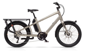 Benno Boost Sport-E-Cargobikes-Benno-Step Through-Bone Gray-Bicycle Junction