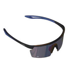 Magic Shine Rouleur Classic Eyewear-Accessories-Magic Shine-Classic - Black/Blue Frame - Blue Mirror Lens-Bicycle Junction