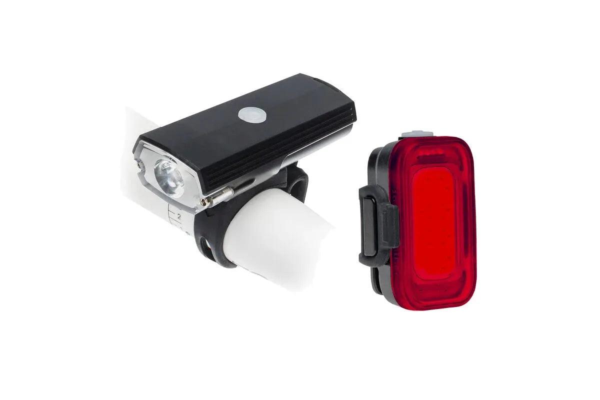 Blackburn Dayblazer 550 Front Light and Grid Rear Light Combo-Blackburn-Bicycle Junction