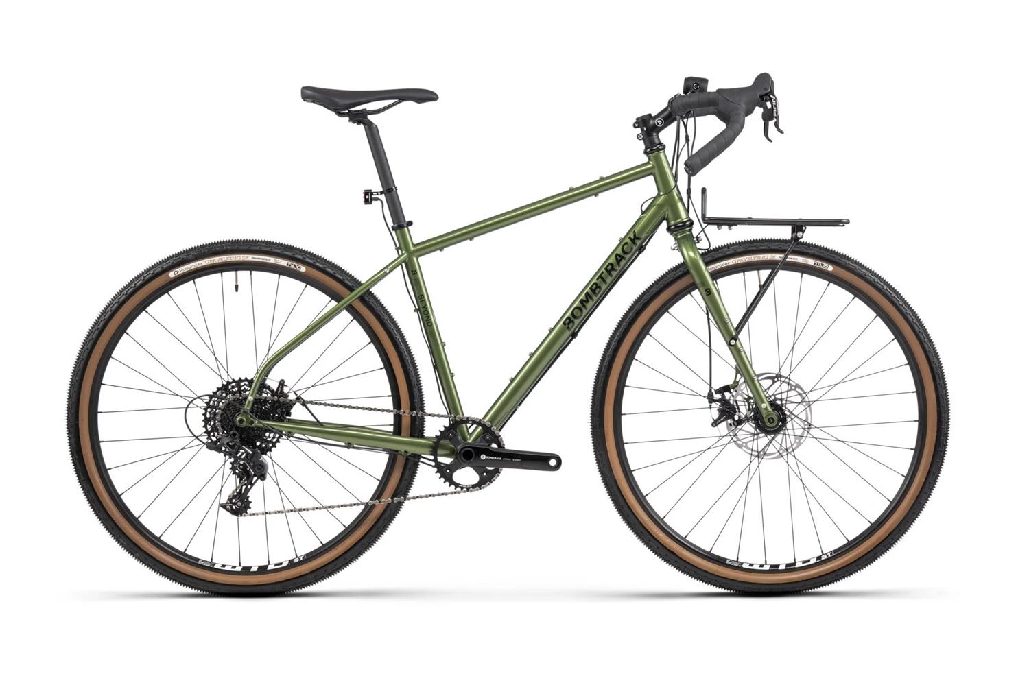 Bombtrack Beyond 2 — Metallic Green side view