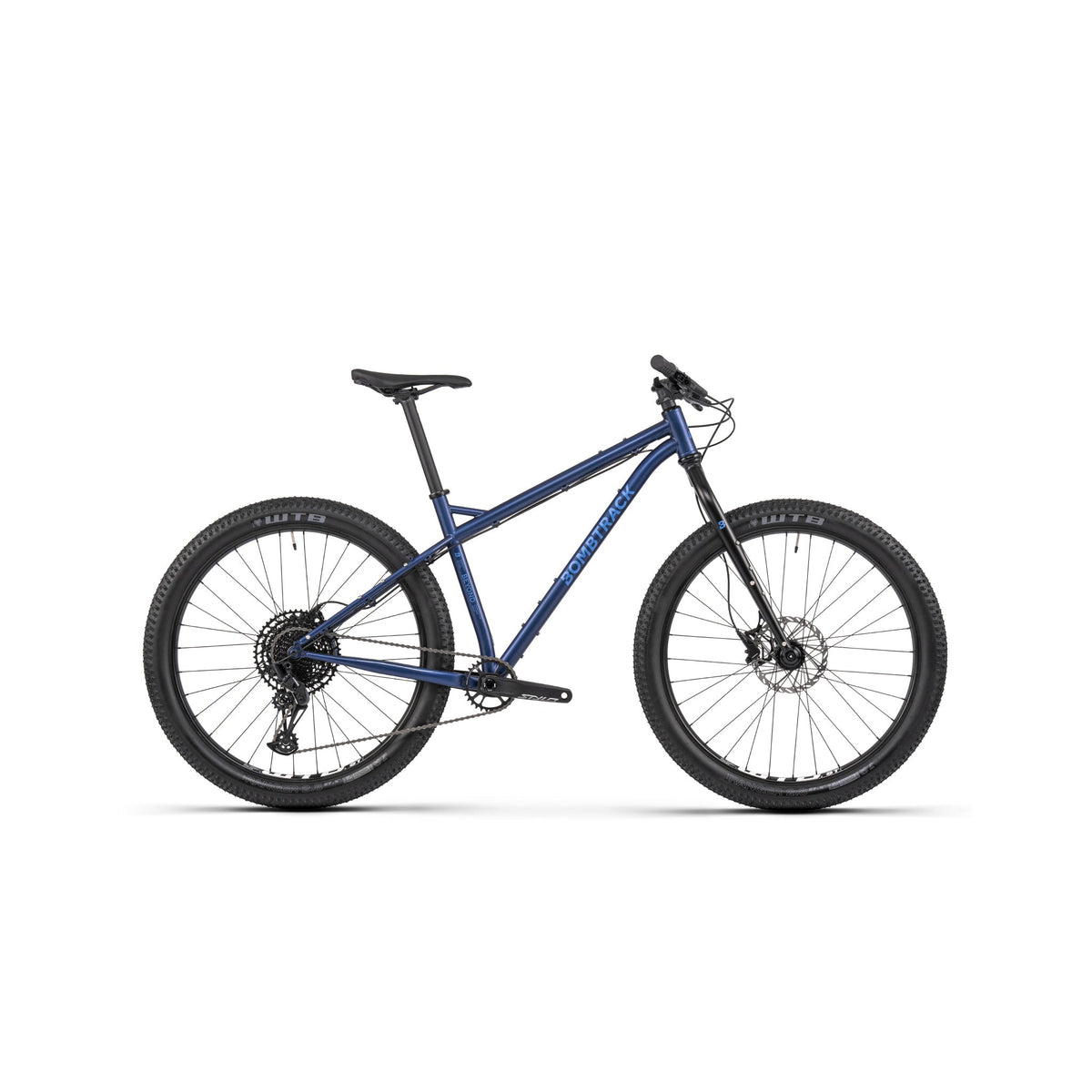 Bombtrack Beyond+ — Matt Blue side view