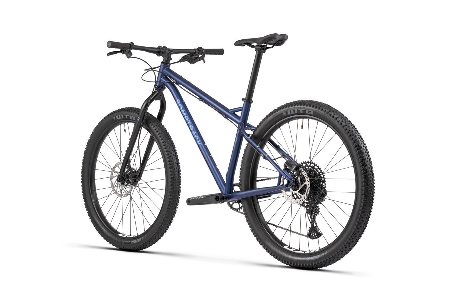 Bombtrack Beyond+ — Matt Blue rear three-quarter view