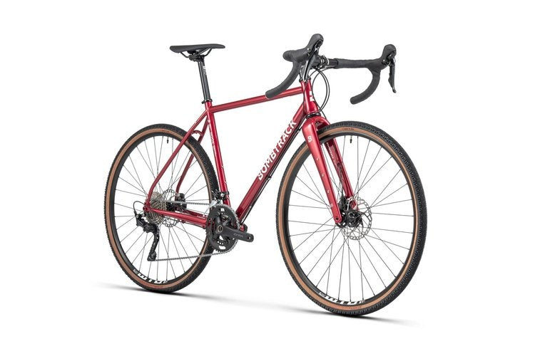 Bombtrack Hook — Glossy Red three-quarter view