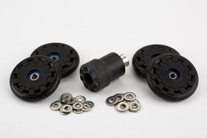 Brompton rollers with fittings - 4 Wheel Set-Folding Parts-Brompton-Bicycle Junction