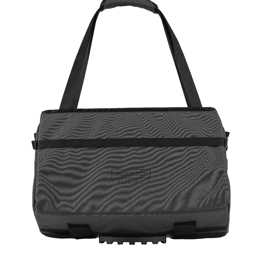 Brompton Electric Basket Bag – Dark Grey