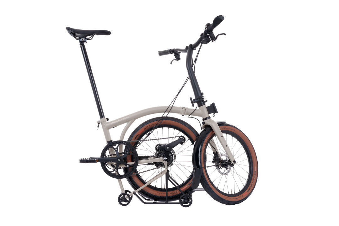 Brompton G Line Foldable bicycle on a white background