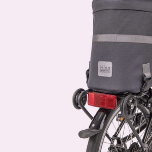 Brompton Borough Roller Rack Bag - Dark Grey-Folding Accessories-Brompton-Bicycle Junction
