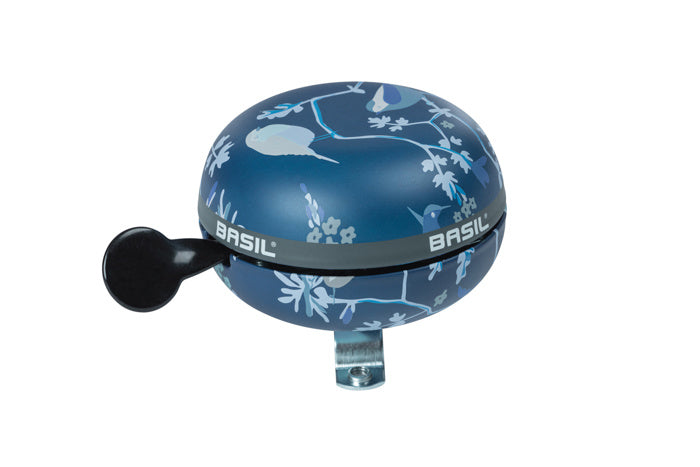 Basil Big Bell Wanderlust – 80 mm Bike Bell, Indigo Blue