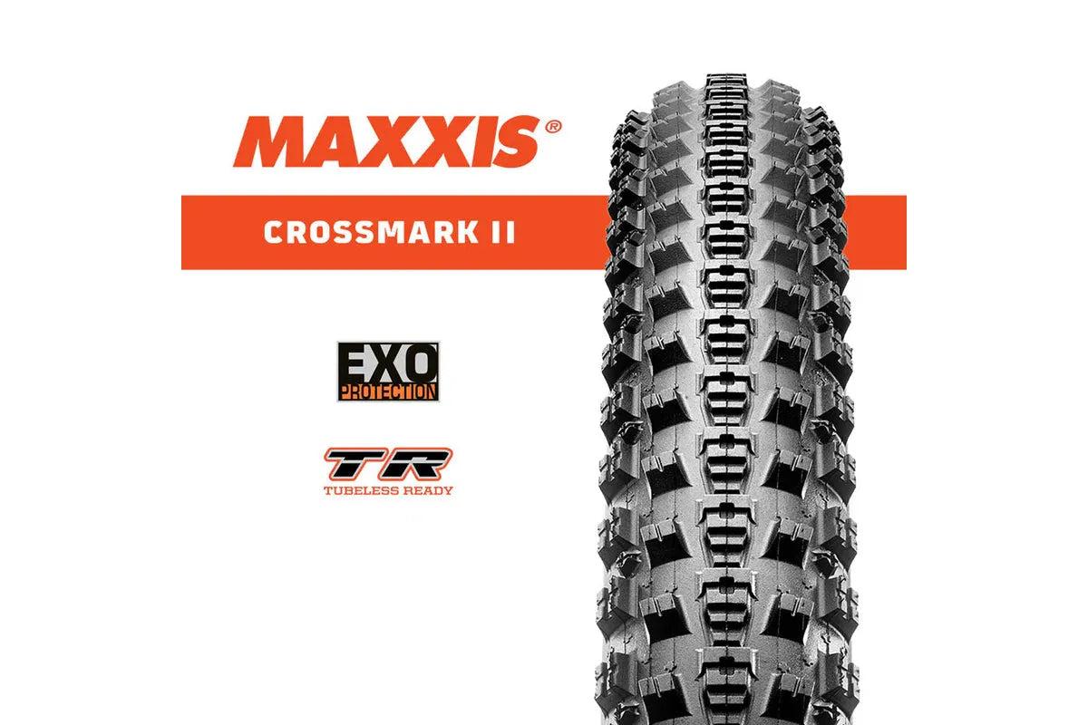 MAXXIS 29 x 2.25 CROSSMARK 2 EXO/TR FOLDABLE-Maxxis-Bicycle Junction