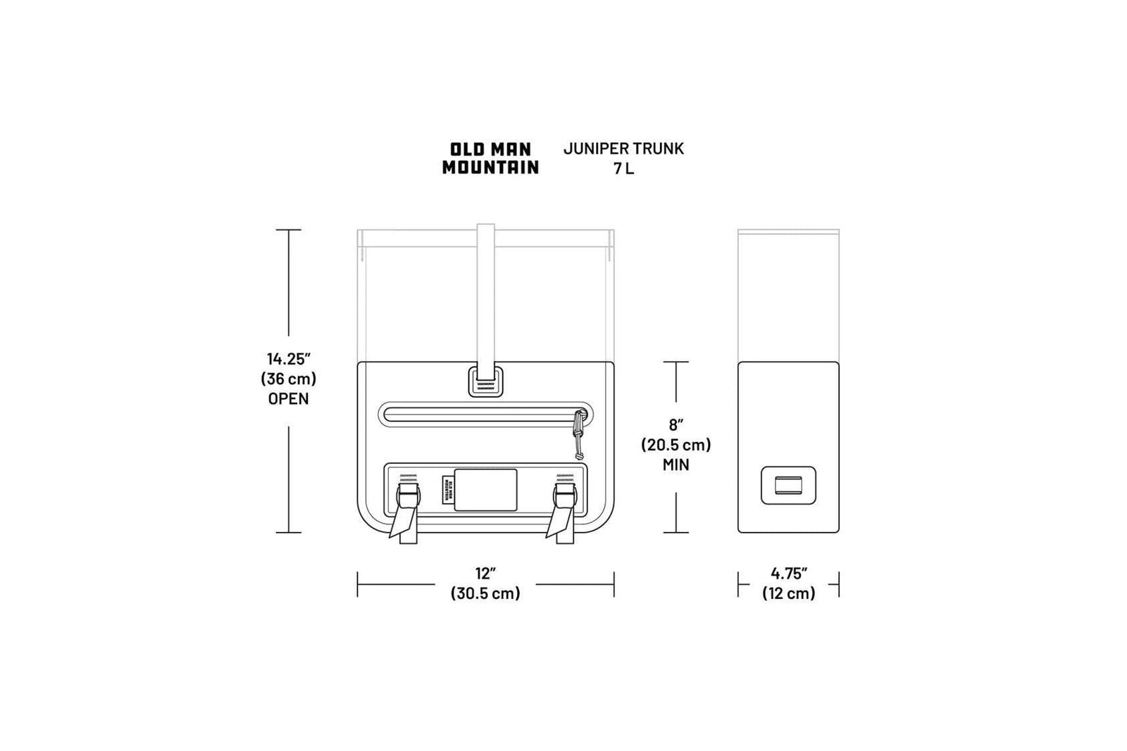Old Man Mountain - Juniper Trunk Bag-Old Man Mountain-Bicycle Junction
