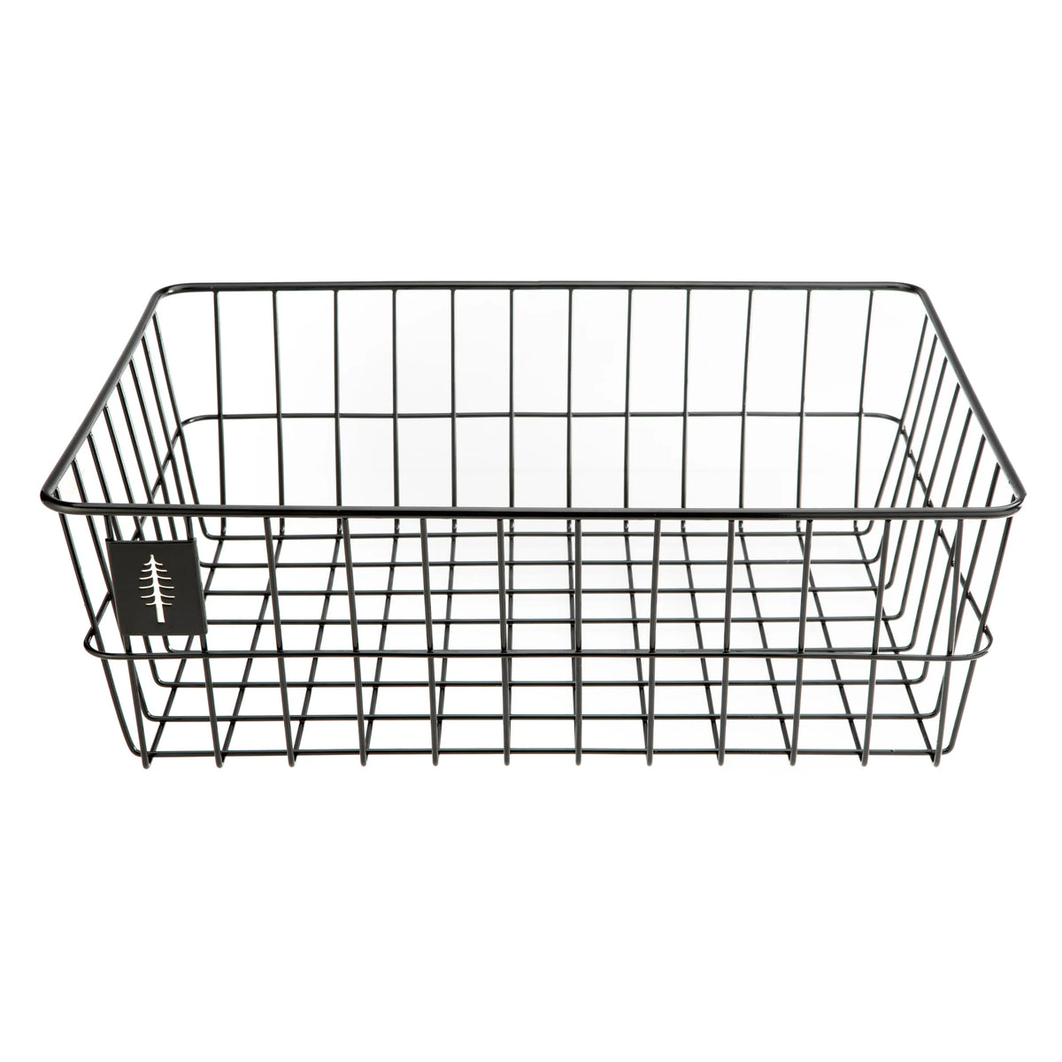 PDW Timber to Town ZigZag Basket Large Black
