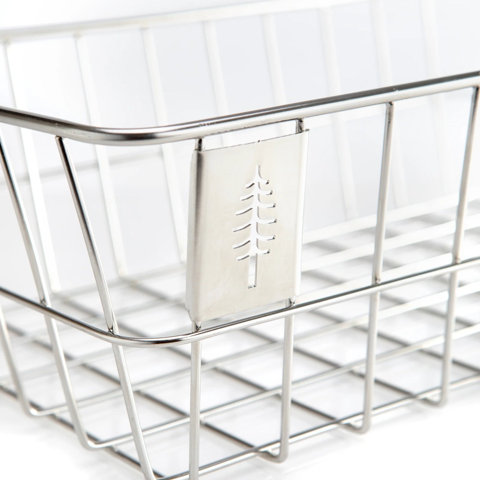 PDW Timber to Town ZigZag Basket Large Silver
