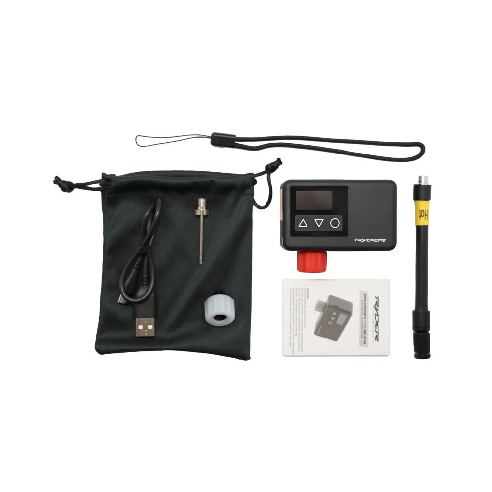 Ryder Electric Bike Pump with Digital Pressure Gauge