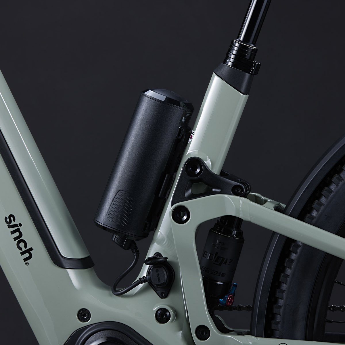 Sinch Force EZ 3 2027 – Trail Mineral – motor and drivetrain detail 1