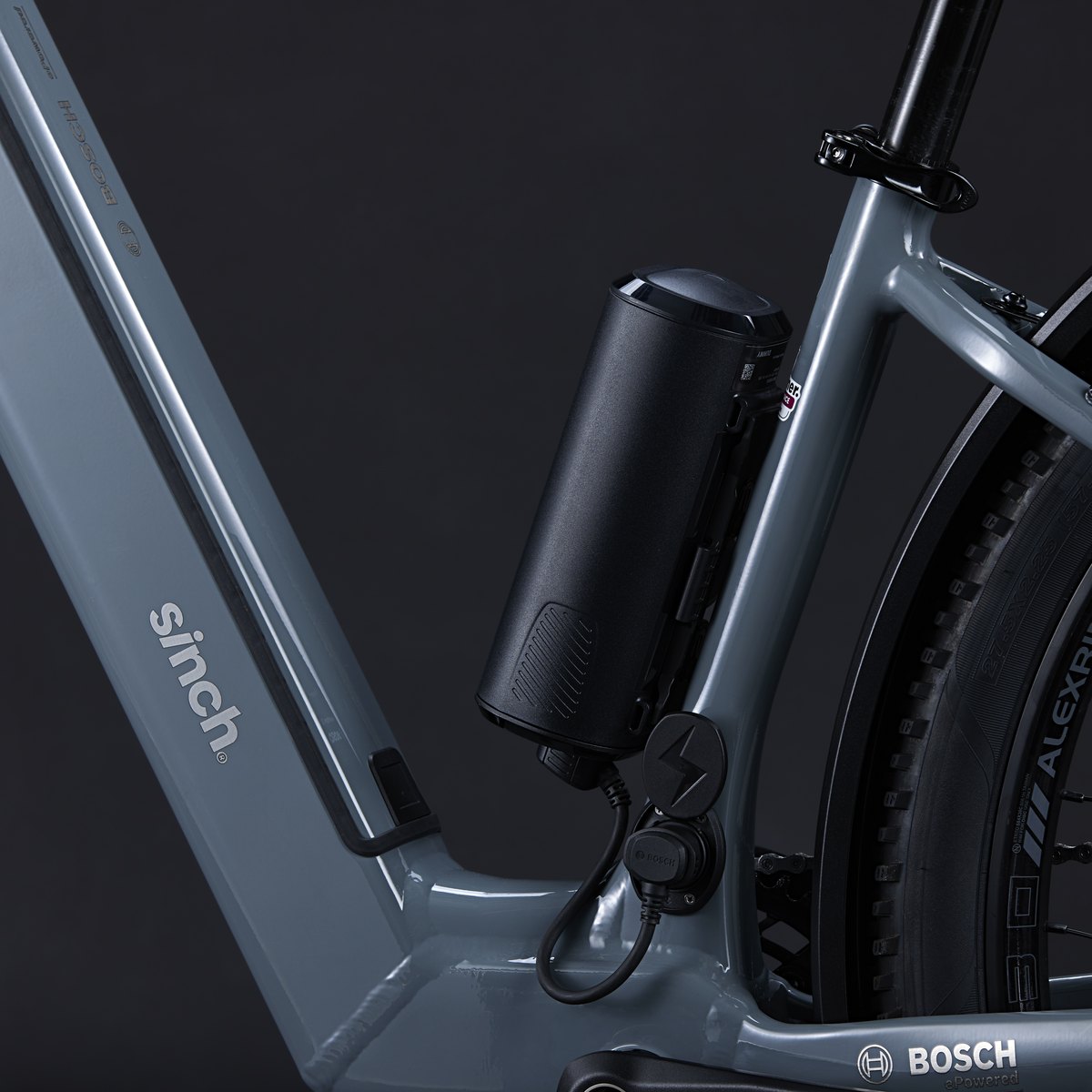 Sinch Jaunt EZ 2027 – Coastline Grey – motor and drivetrain detail 1
