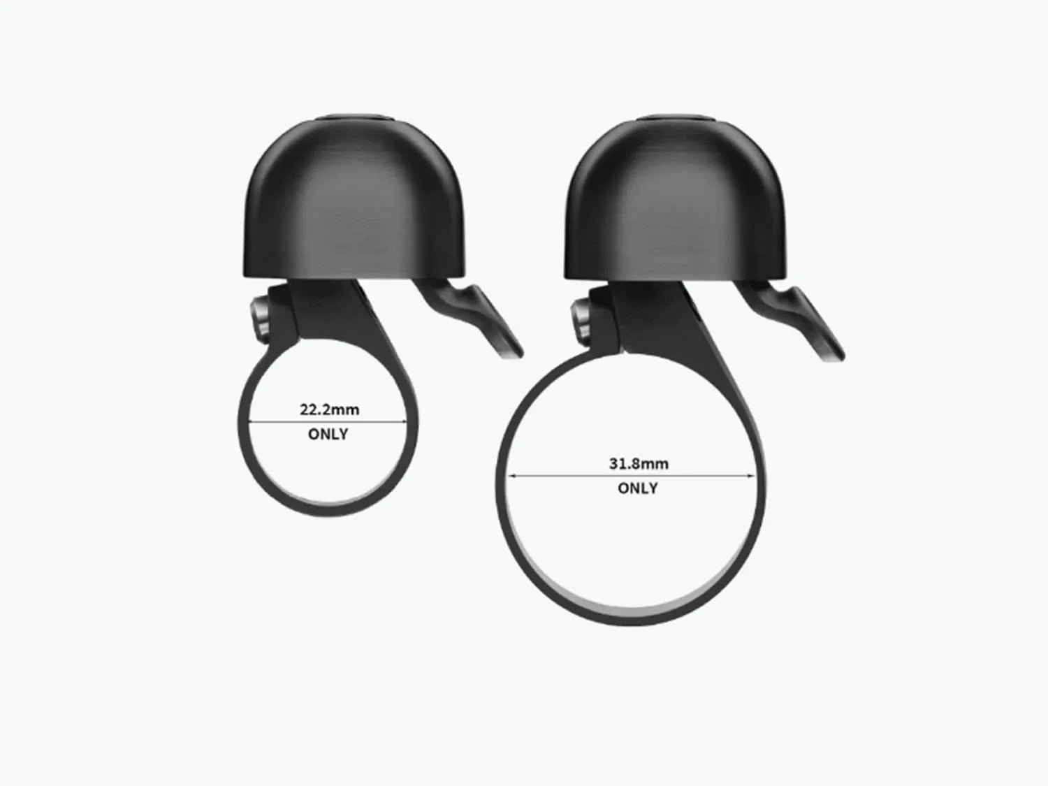 Spurcycle Compact Bell 31.8mm - Black