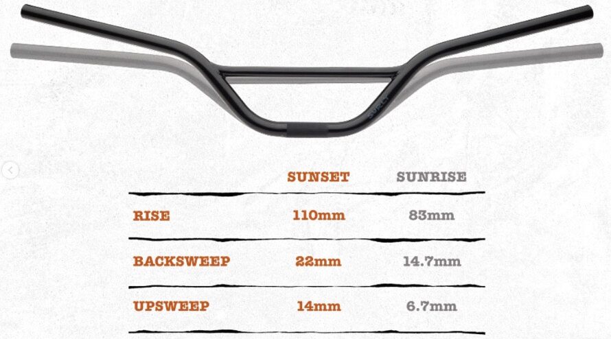 サーリー SUNRISE HANDLEBAR SURLY* sunrise bar (black) - BLUE LUG GLOBAL ONLINE STORE