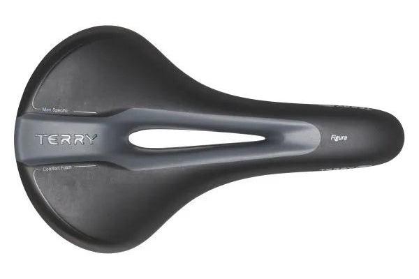 Terry Saddle Figura Men&#39;s Black Fitness-Terry Saddle-Bicycle Junction