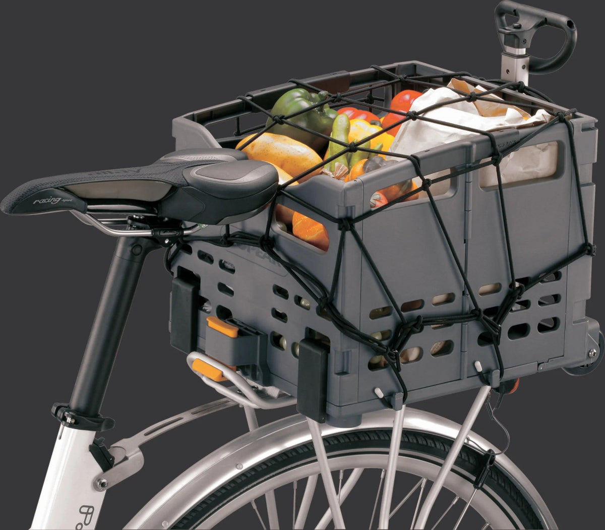 Topeak basket cargo netfor front/rear basket & trollytote-Topeak-Bicycle Junction