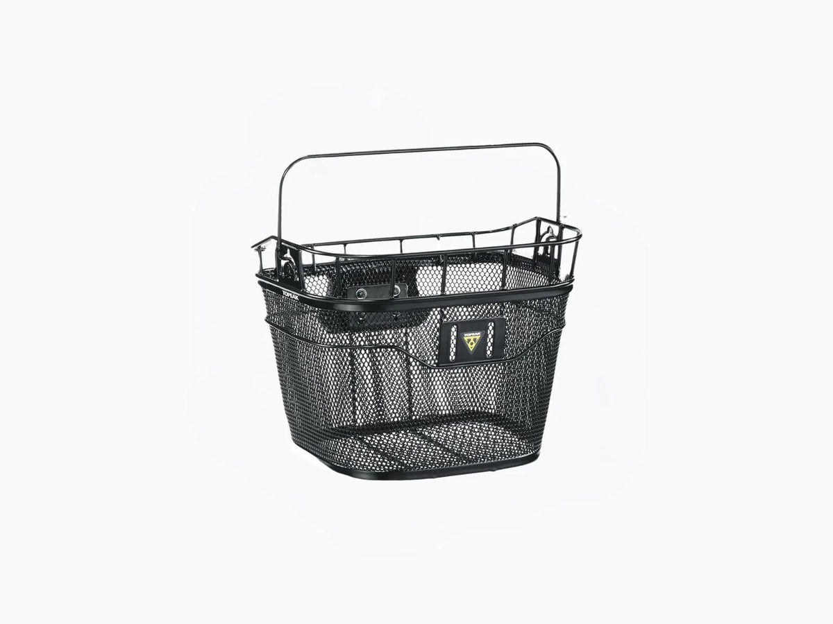 Topeak Basket Front Black Mesh w/ Fixer 3E-Topeak-Bicycle Junction
