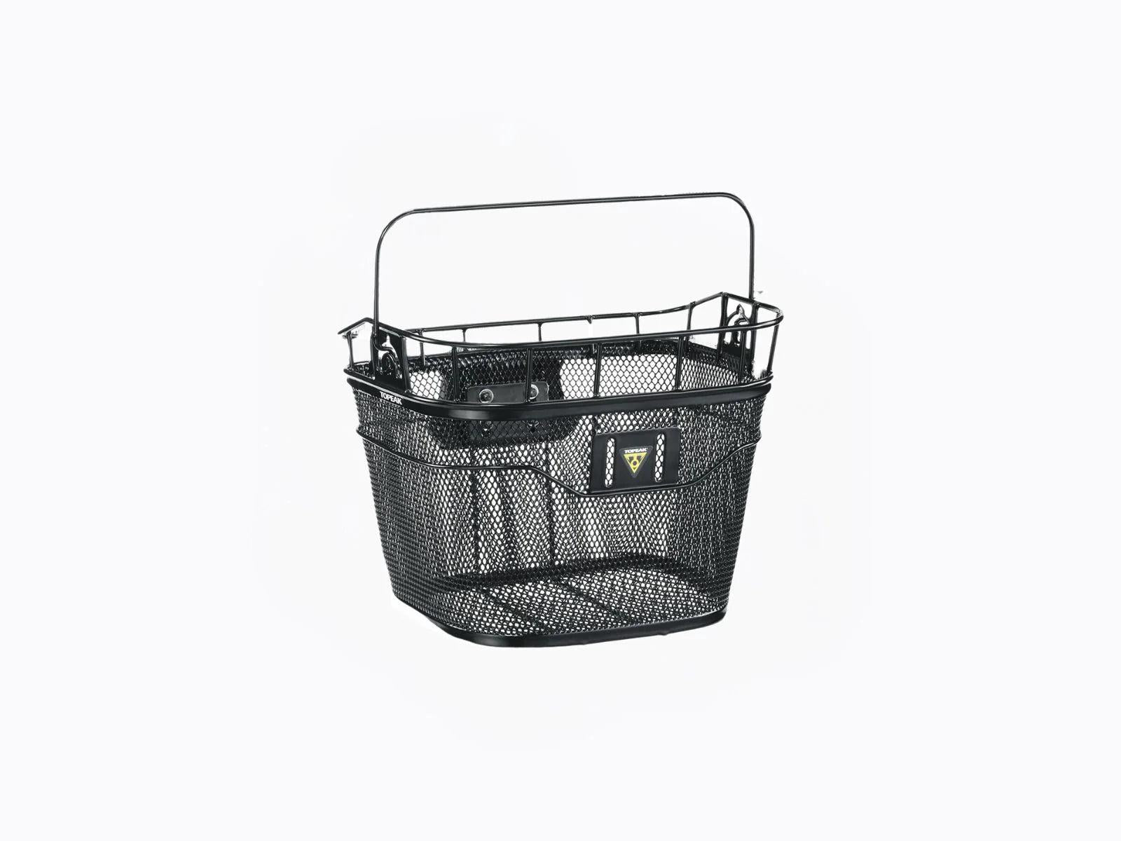Topeak Basket Front Black Mesh w/ Fixer 3E-Topeak-Bicycle Junction