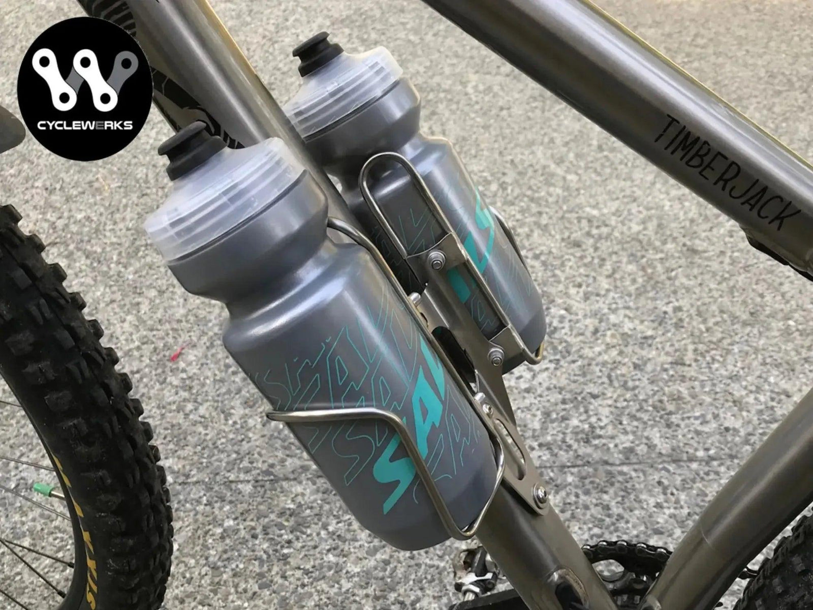 Water Bottle Cage Double Adaptor-Cyclewerks-Bicycle Junction