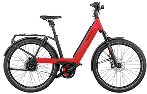 Riese & Müller Nevo-E-Trekking-Riese & Müller-Red 47cm Intuvia Display 45kph (Enviolo Gearing) 625Wh-Bicycle Junction