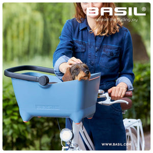 Basil Buddy Front Pet Basket-Baskets-Basil-Bicycle Junction