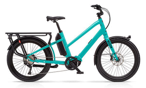 Benno Boost Sport-E-Cargobikes-Benno-Step Through-Wasabi Green-Bicycle Junction
